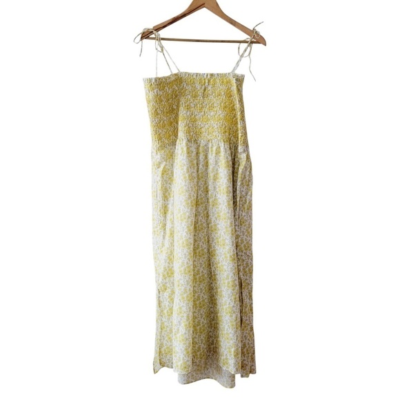 J. Crew Paloma Yellow Floral Dress - Made with Liberty Fabric - Picture 4 of 16